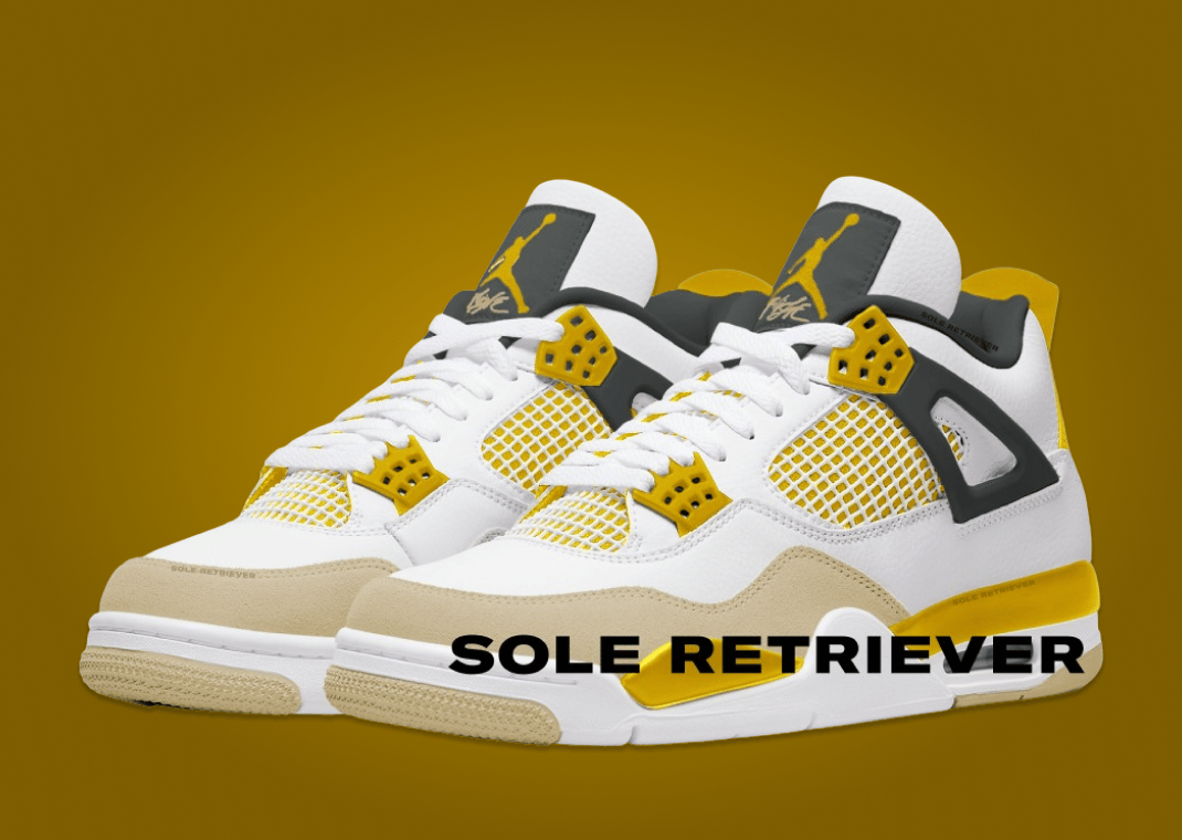 Air Jordan 4 Retro White Vivid Sulfur (W)