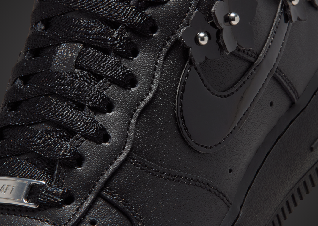 Nike Air Force 1 Low '07 Flowers Black - Detail