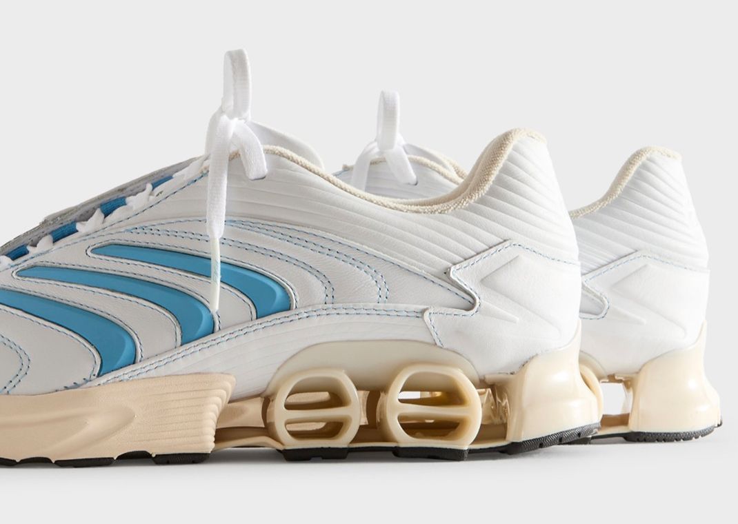 Kith x adidas Predator Megaride White Blue Detail