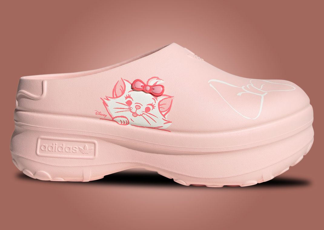 Disney’s The Aristocats x adidas Adifom Stan Mule Sandy Pink (W) Lateral