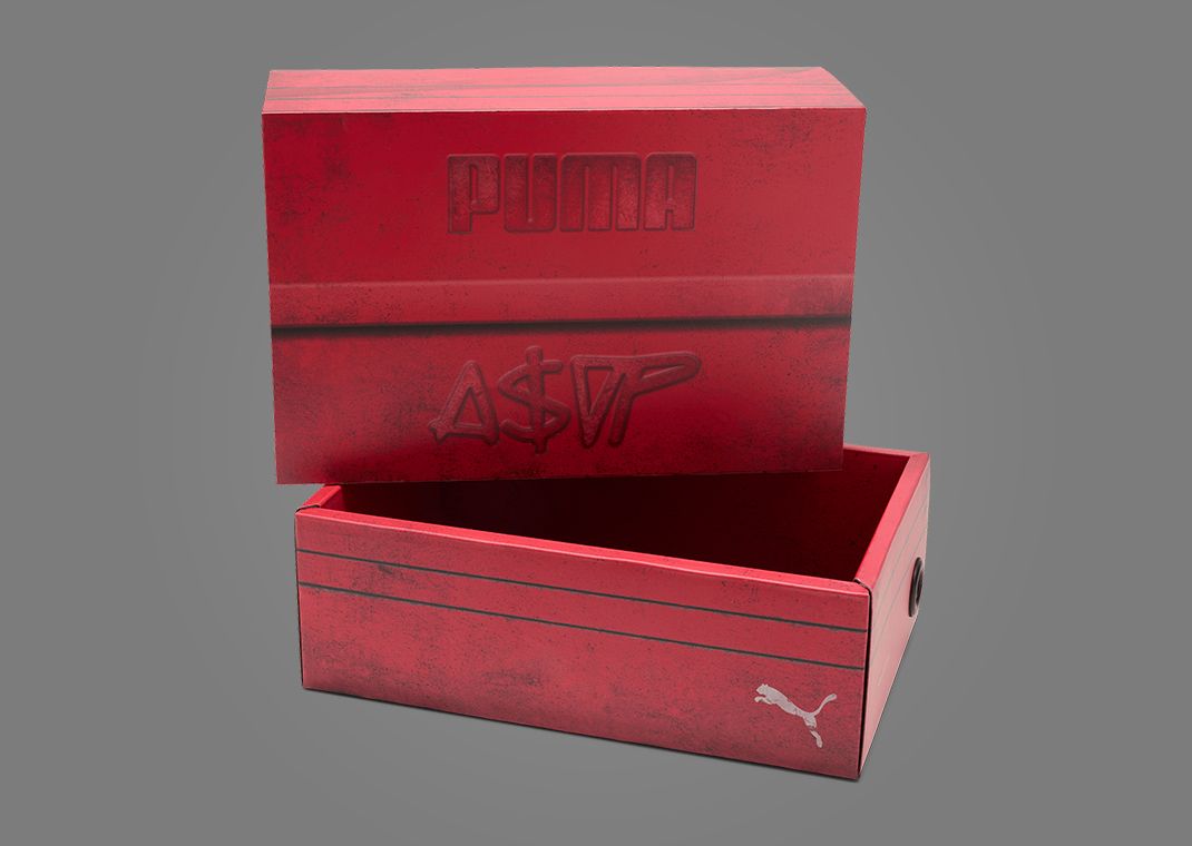 A$AP Rocky x Puma Inhale Black Volt Packaging