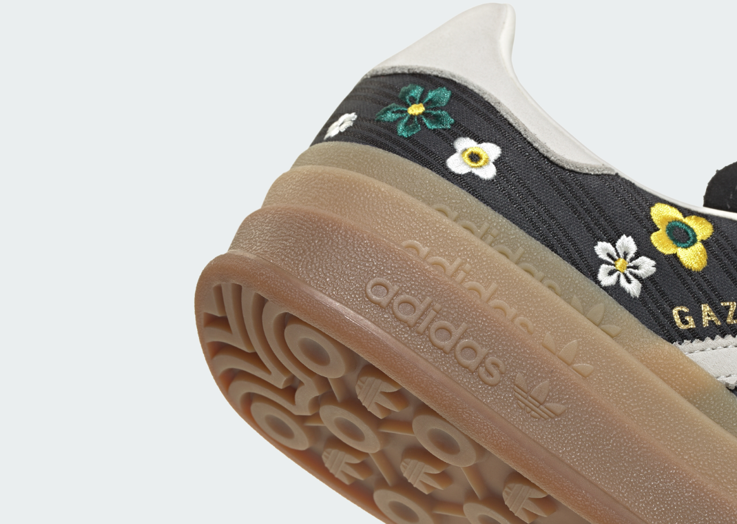 Liberty London x adidas Gazelle Bold Black - Heel Detail