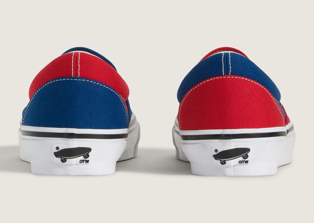 Engineered Garments x OTW by Vans Authentic Red Blue Heel