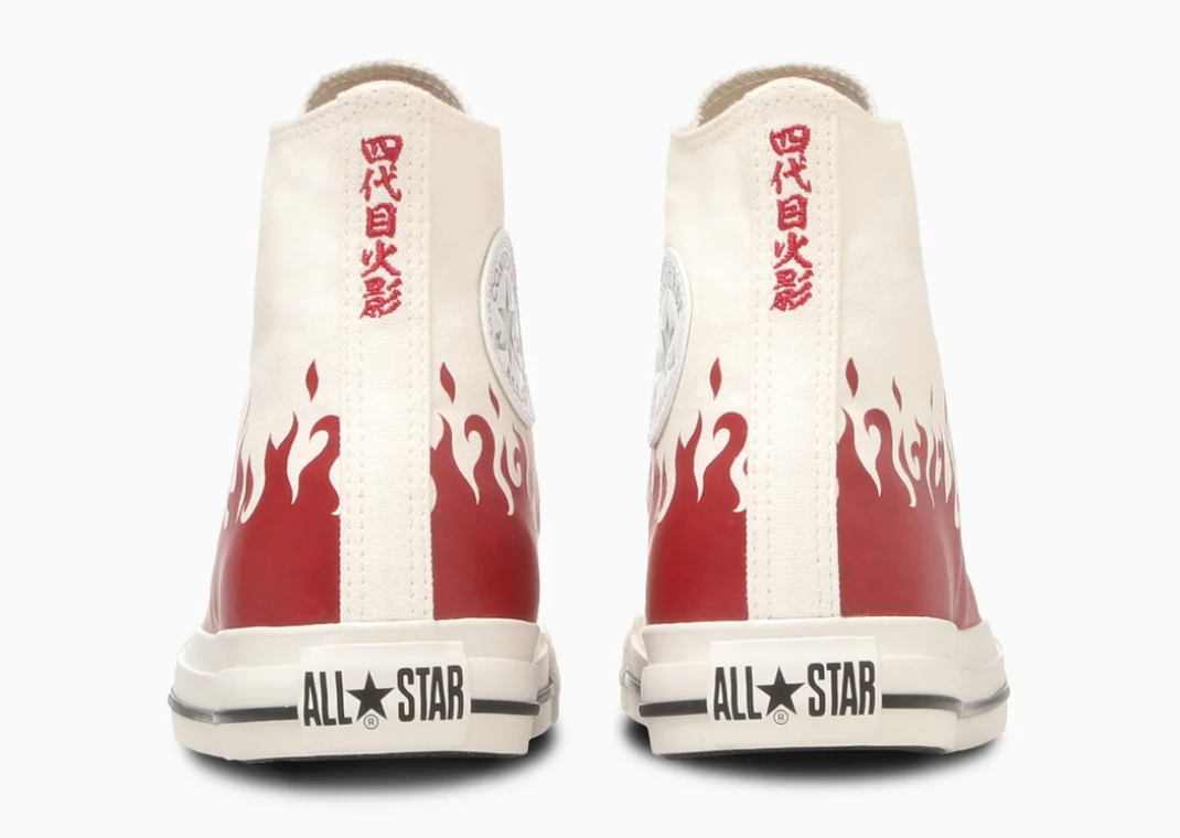 Naruto x Converse Chuck Taylor Hi Minato Namikaze - Back