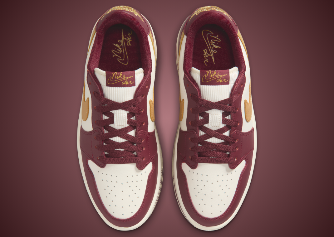 Air Jordan 1 Low Triple Stack Team Red (W) - Top