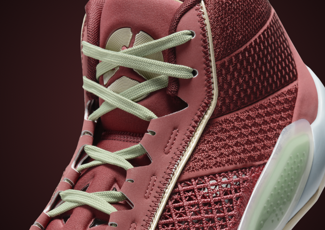 Air Jordan 38 Chinese New Year Tongue Detail