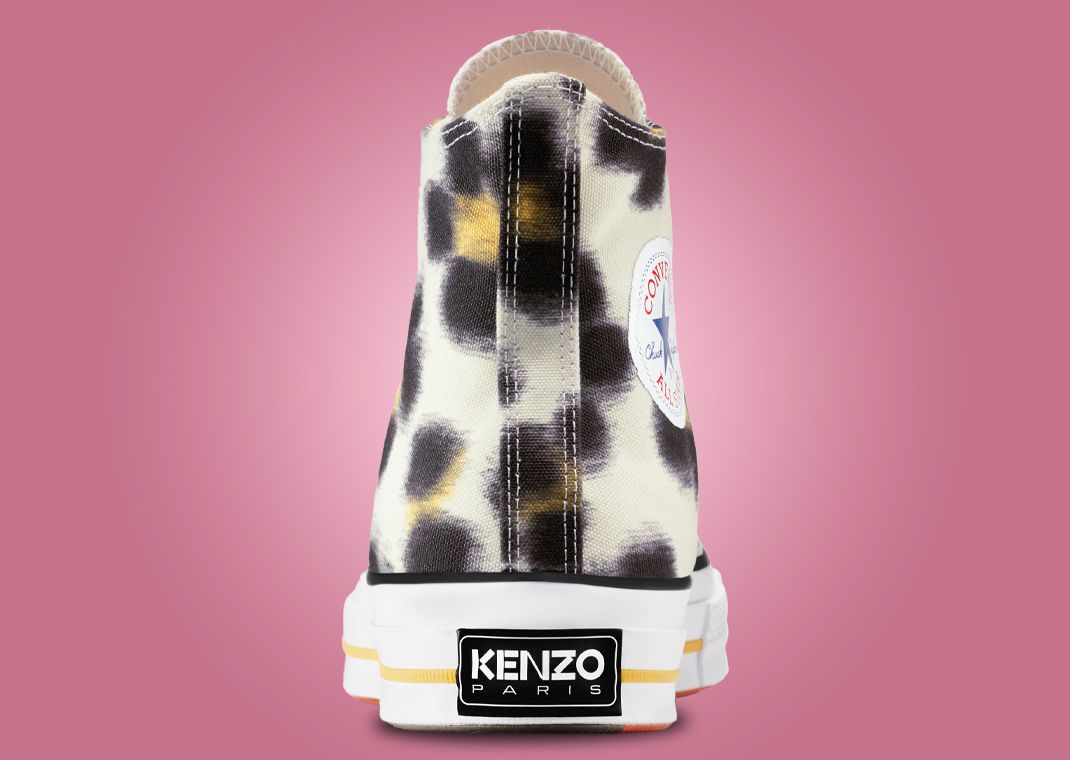 Kenzo x Converse Chuck Taylor Hana Leopard Sweet Corn Heel