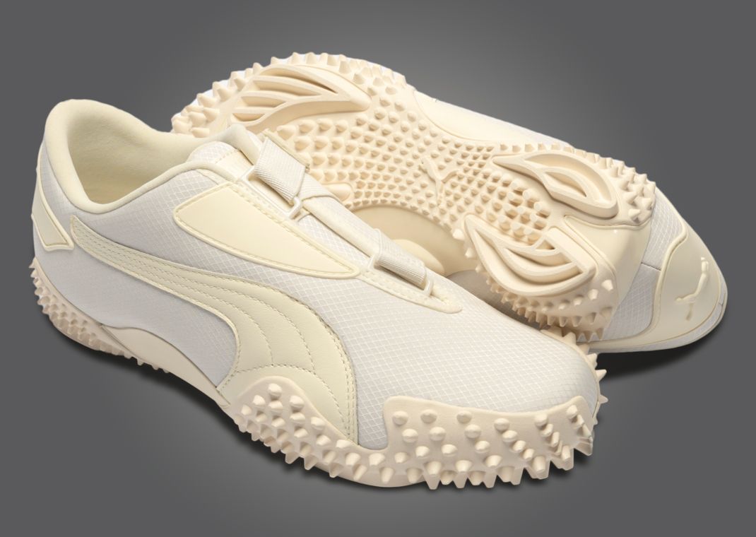 Puma Mostro Monochromatic Frosted Ivory Angle and Outosle