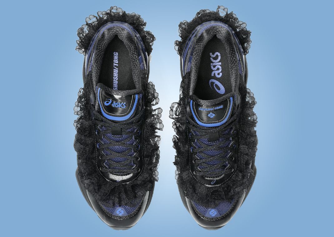 SHUSHU/TONG x Asics Gel-Kinetic Fluent Black Blue Expanse Top