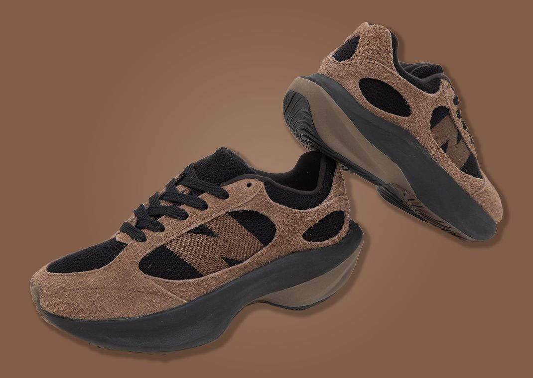 New Balance Warped Runner Dark Mushroom Left and Right Pair