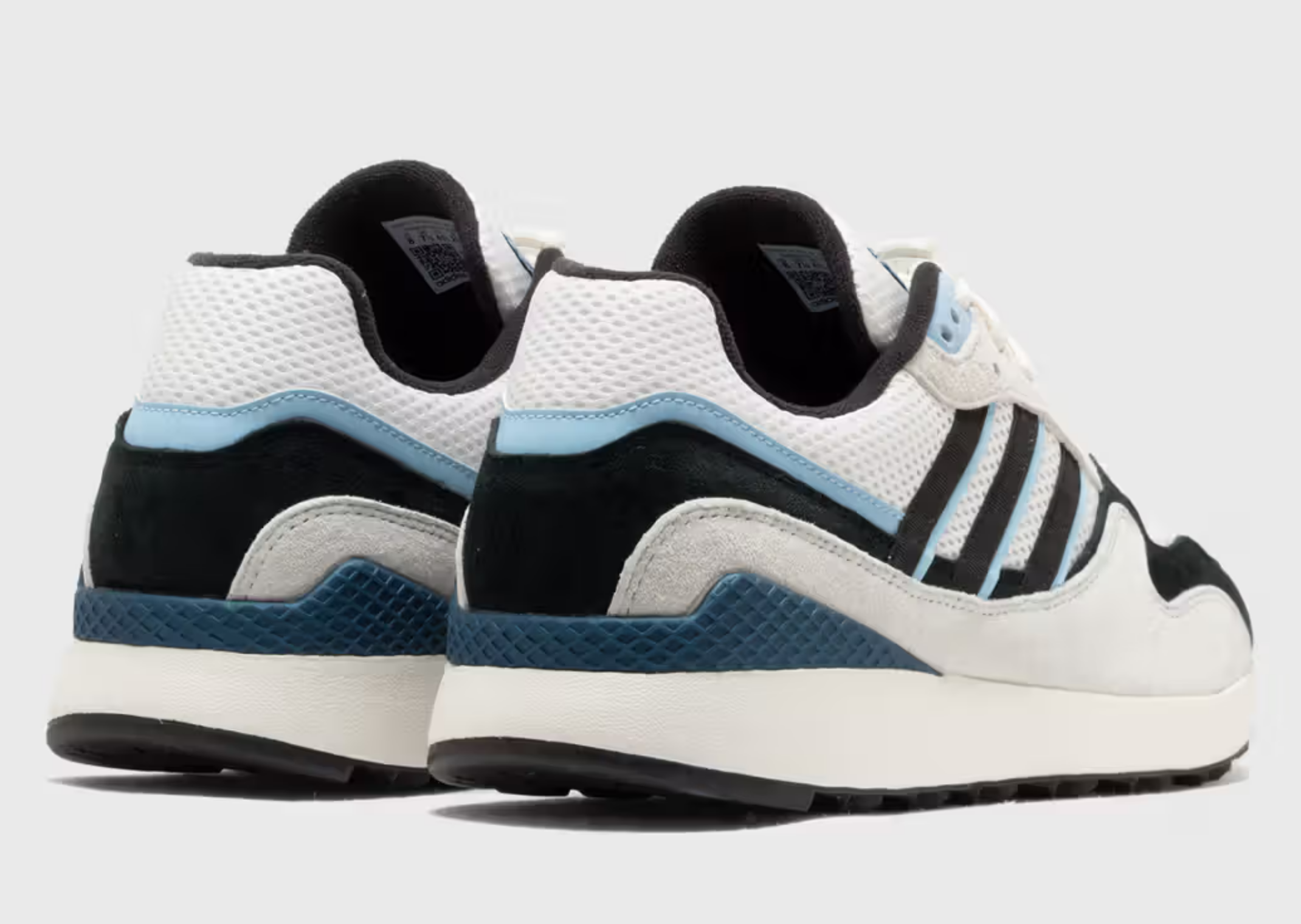 BSTN x adidas Oregon Ultra Tech OG With a Twist White Black - Heel Angle
