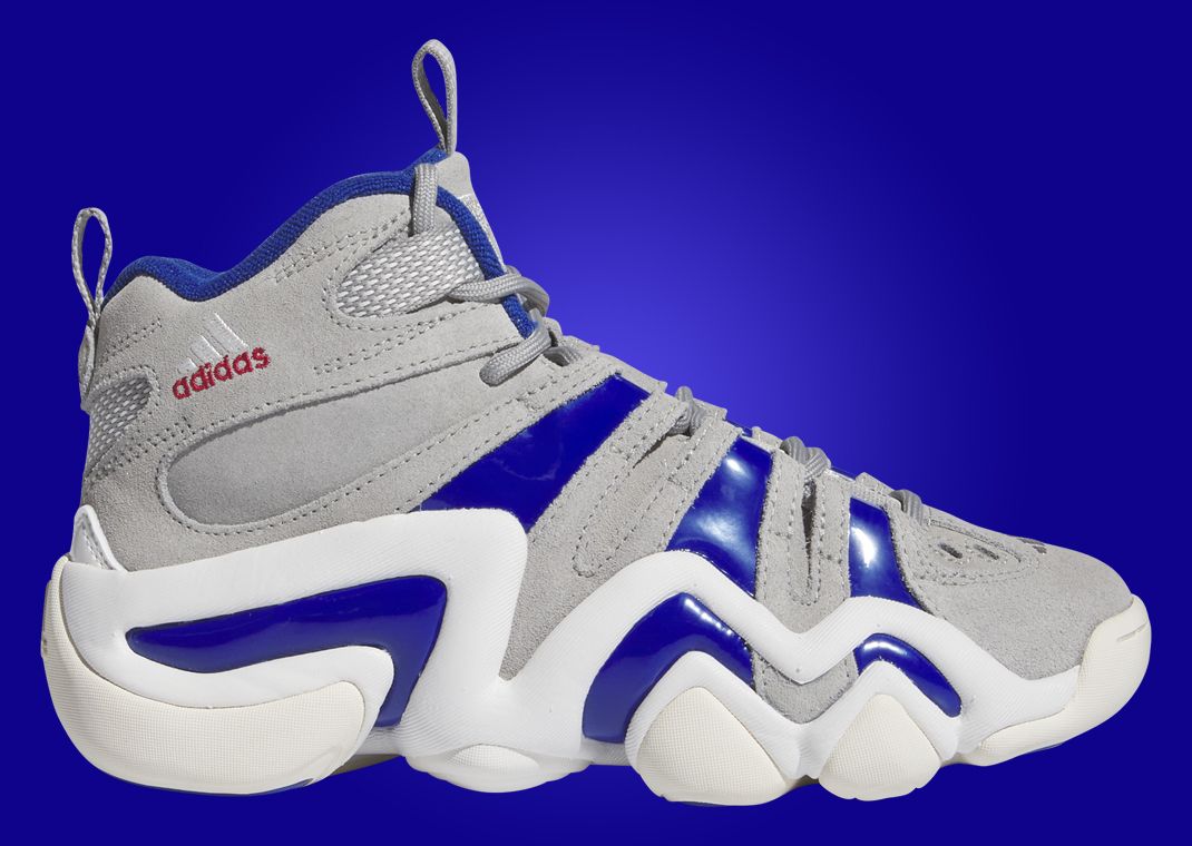 The adidas Crazy 8 Grey Royal Releases in 2024