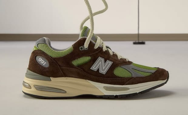 Daniëlle Cathari Teams up with Kith for Reverse Matcha New Balance 991v2 Made in UK