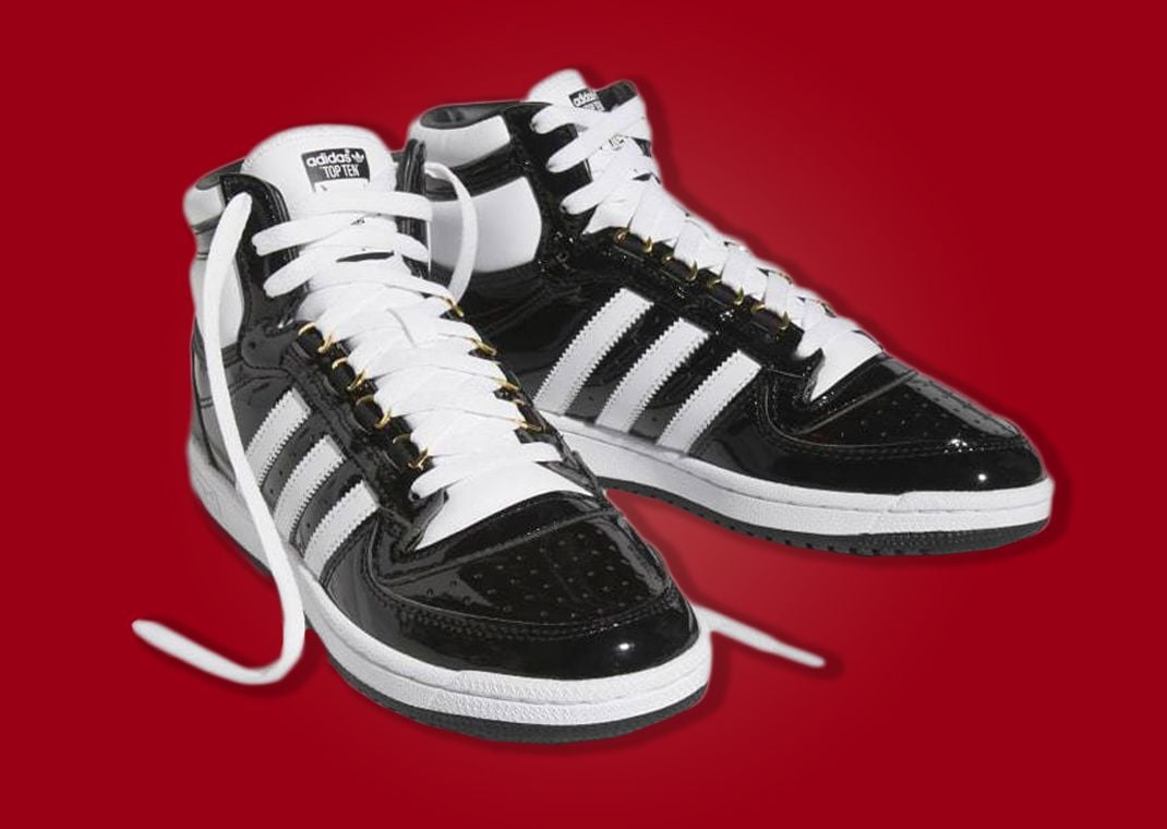 Patent Leather Takes Over A Duo Of adidas Top Ten Colorways