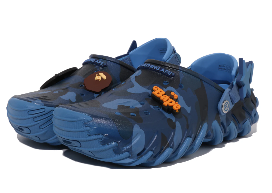 BAPE x Crocs Echo RO Clog Navy