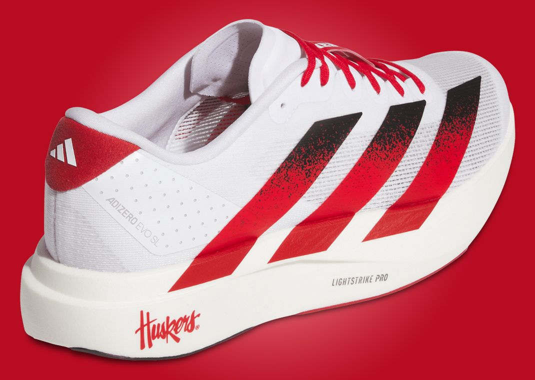 adidas Adizero Evo SL Nebraska Heel Angle