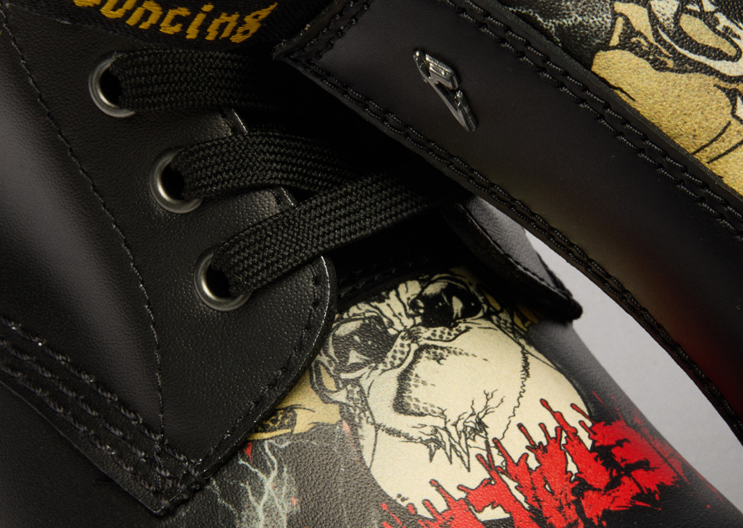 Metallica x Dr. Martens 1460 8-Eye Smooth Leather Boot Multi - Detail