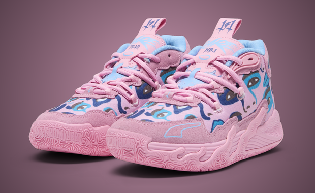 PUMA x LAMELO KIDSUPER MB.03 ピンク プーマシューズ PUMA x LAMELO BALL x KIDSUPER MB.03 Men's Basketball Shoes