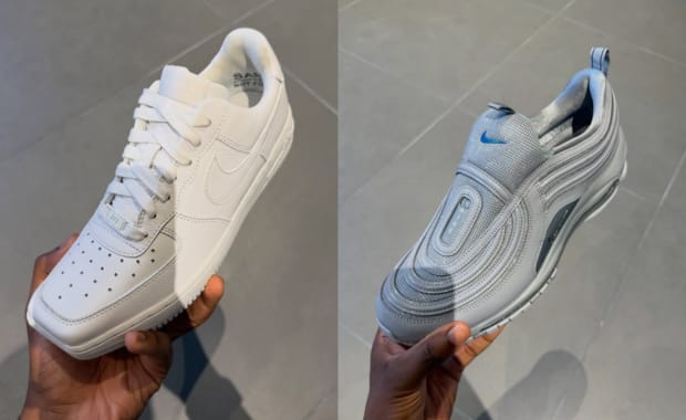 Nike Previews Square Toe Air Force 1s, Laceless Air Max 97s, and More at Paris Fashion Week 