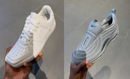 Nike Previews Square Toe Air Force 1s, Laceless Air Max 97s, and More at Paris Fashion Week 