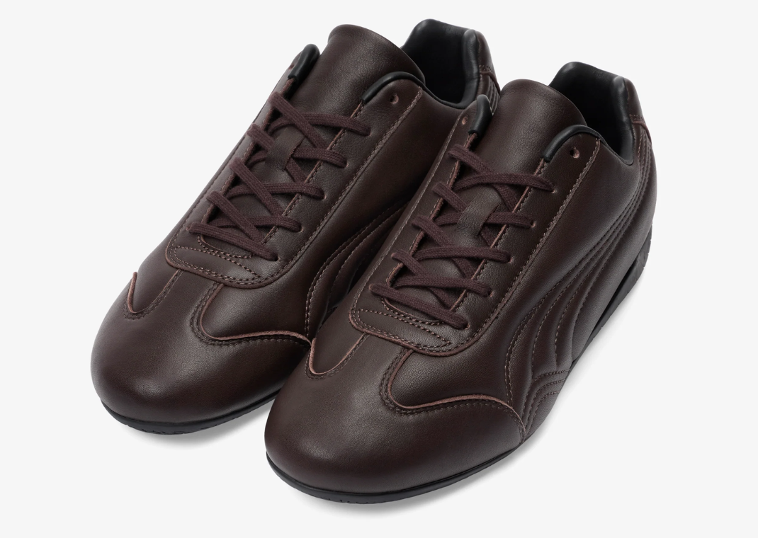JJJJound x Puma Speedcat Leather Brown Angle