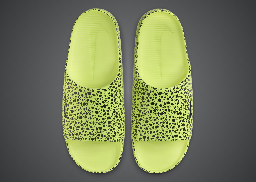 Nike Calm Slide Print Olympic Volt Top