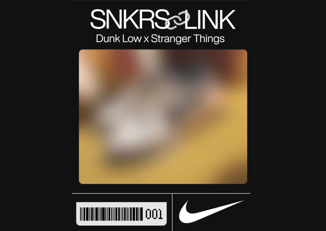 Stranger Things x Nike Dunk Low SNKRS Link