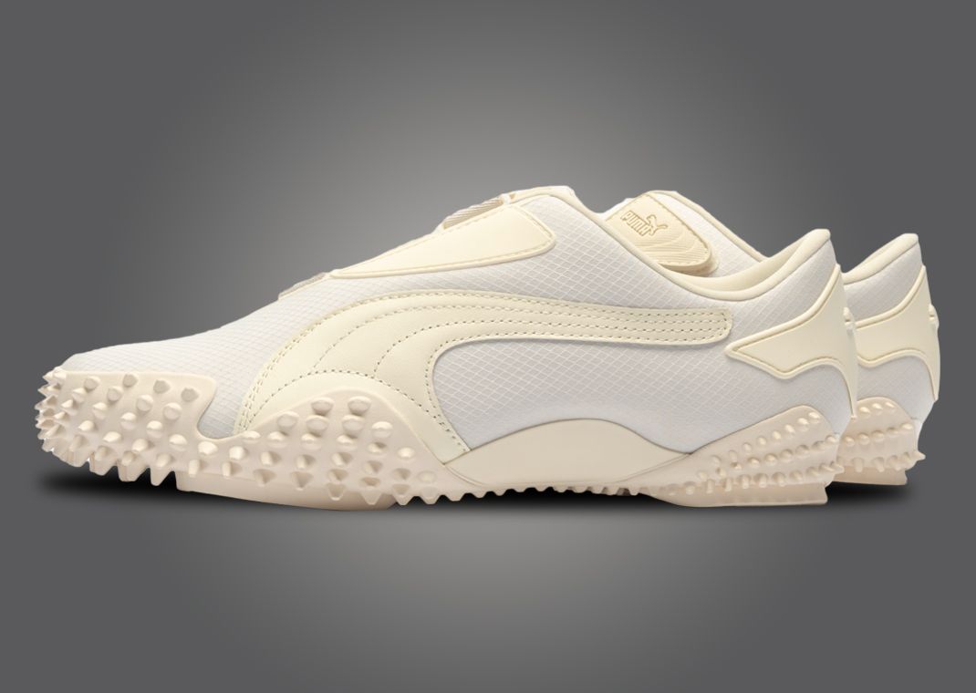Puma Mostro Monochromatic Frosted Ivory Lateral