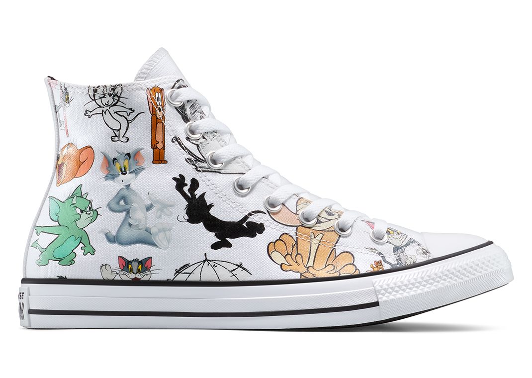 Tom & Jerry x Converse Chuck Taylor White Lateral