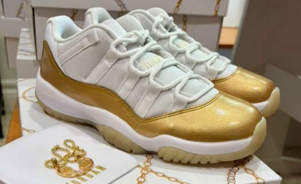 Gold Standard: This Mother's Day Air Jordan 11 Low Shines Bright