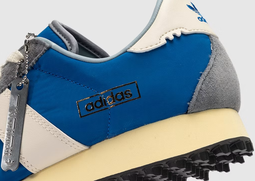 The Whitaker Group x adidas BW Run Do Not Duplicate Blue Grey - Heel Detail