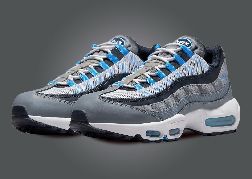 Nike Air Max 95 Cool Grey University Blue Dark Obsidian