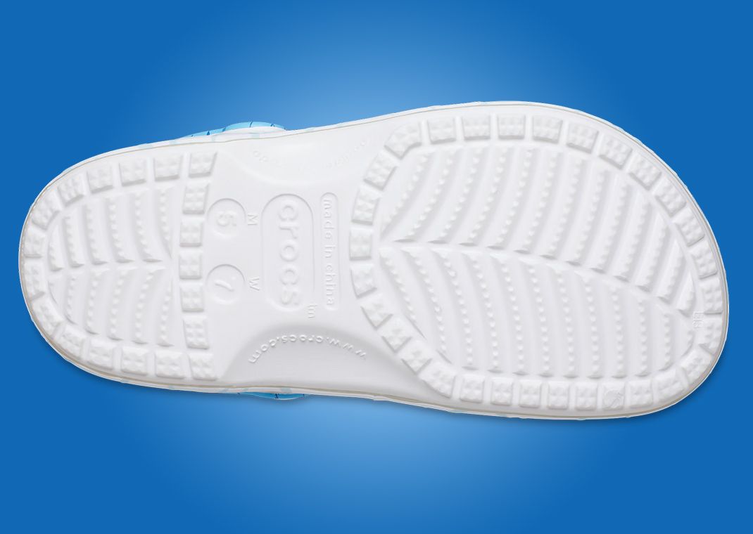 The Smurfs x Crocs Classic Clog Outsole