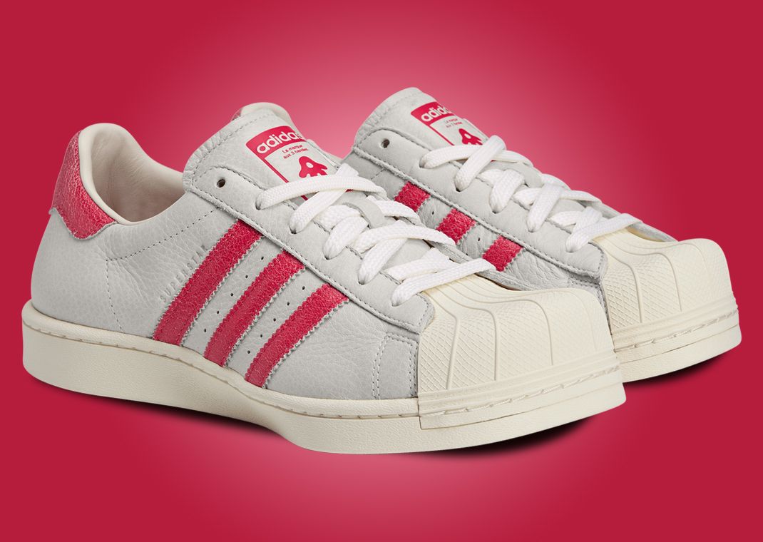 AVAVAV x adidas Modified Superstar Crystal White Red (W) Angle