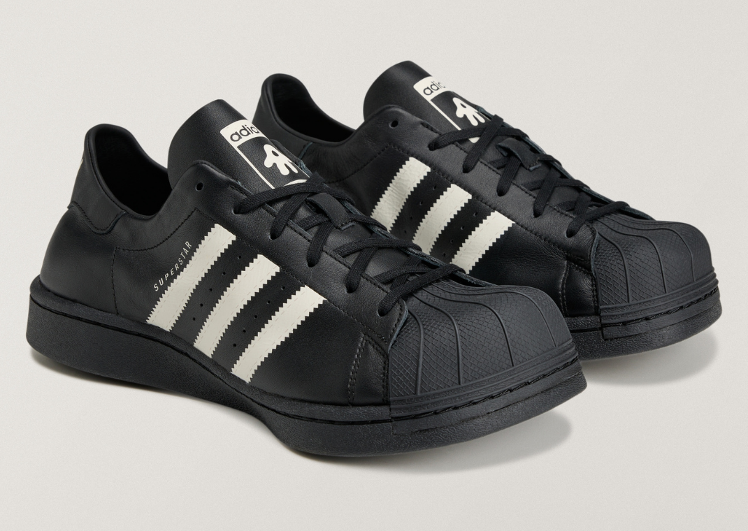 AVAVAV x adidas Deconstructed Superstar Black - Angle