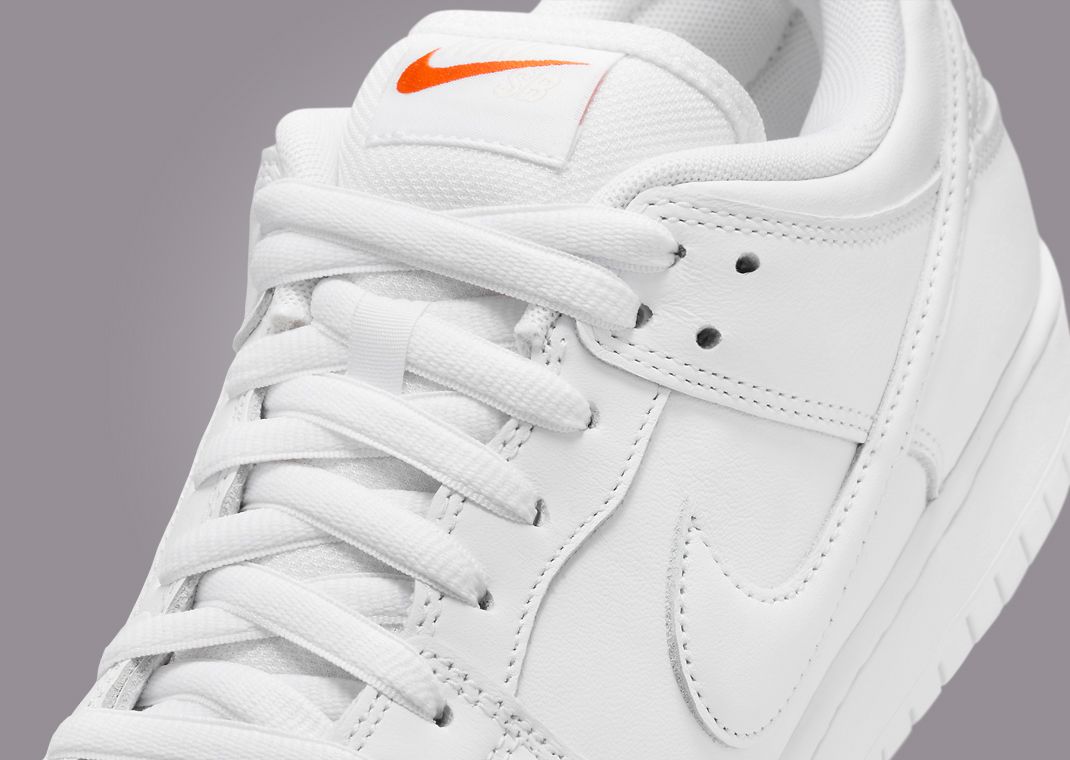 The Nike SB Dunk Low ISO Triple White Releases July 2024