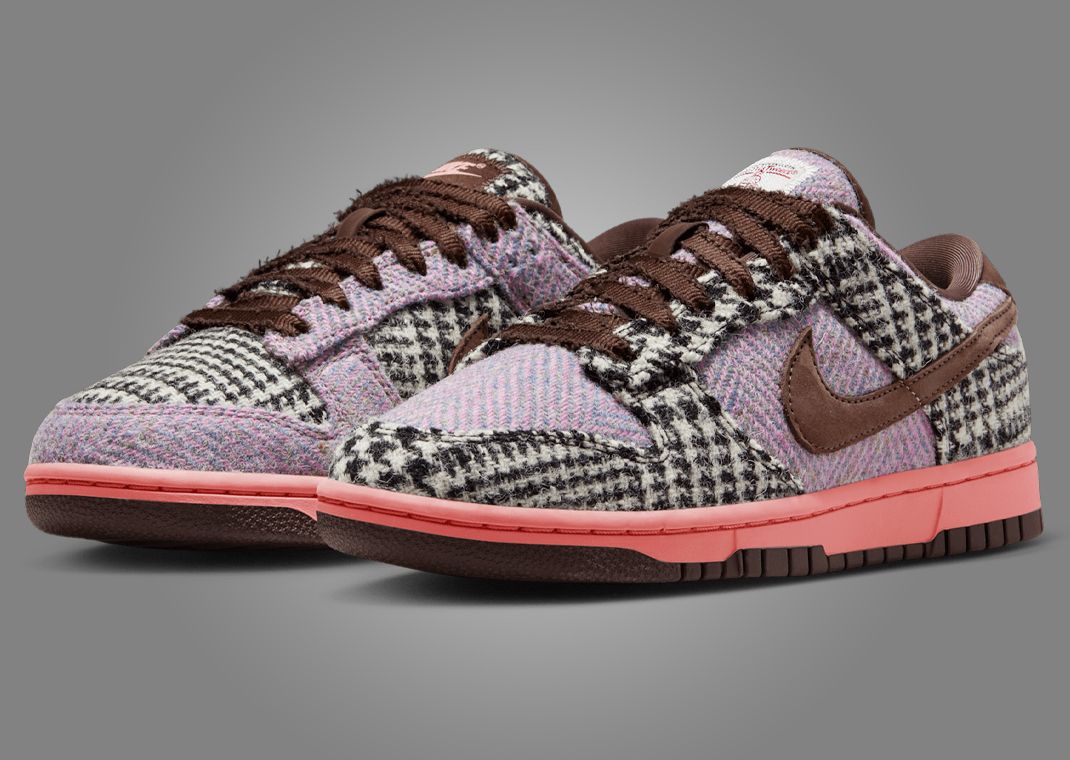 Harris Tweed x Nike Dunk Low Multi (W) Angle