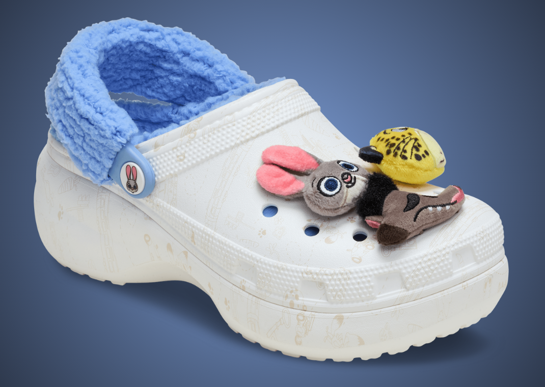 Zootopia 2 x Crocs Lined Platform Clog - Angle