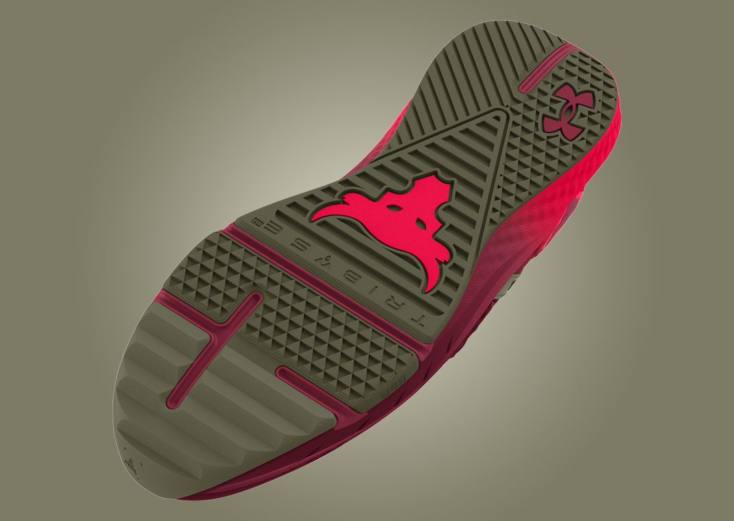 Red One x Under Armour Project Rock BSR 4 Outsole