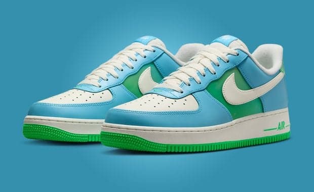 Nike Air Force 1 Low Aquarius Blue Green Shock