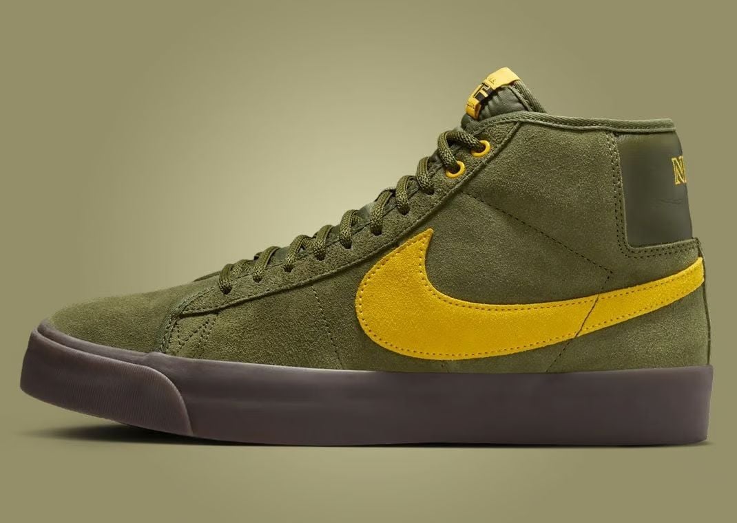 Antihero Skateboards x Nike SB Zoom Blazer Mid Pro GT Rough Green