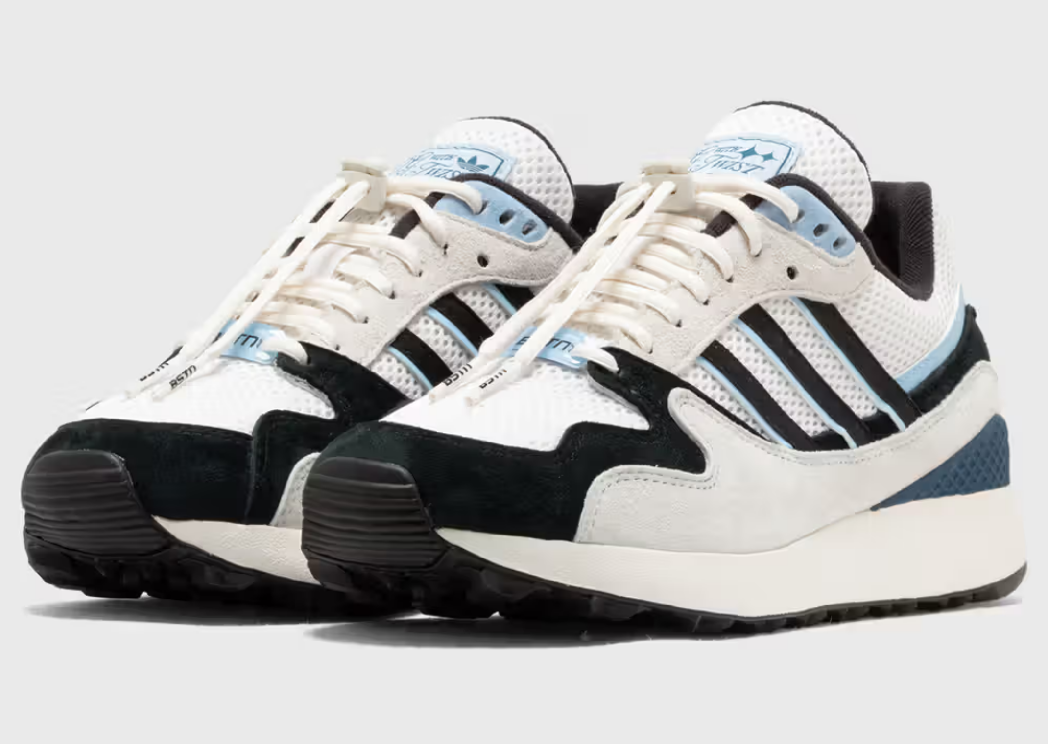 BSTN x adidas Oregon Ultra Tech OG With a Twist White Black - Angle