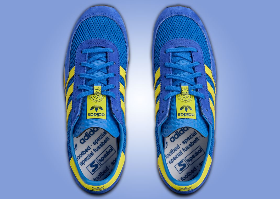adidas TRX Mesh SPZL Hi-Res Blue Shock Yellow Top