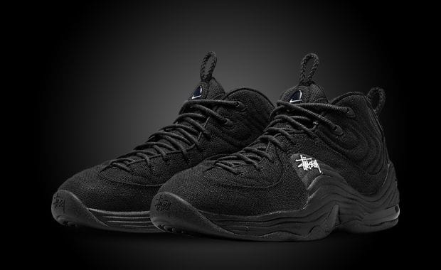 The Stussy x Nike Air Penny 2 Black Restocks December 2023