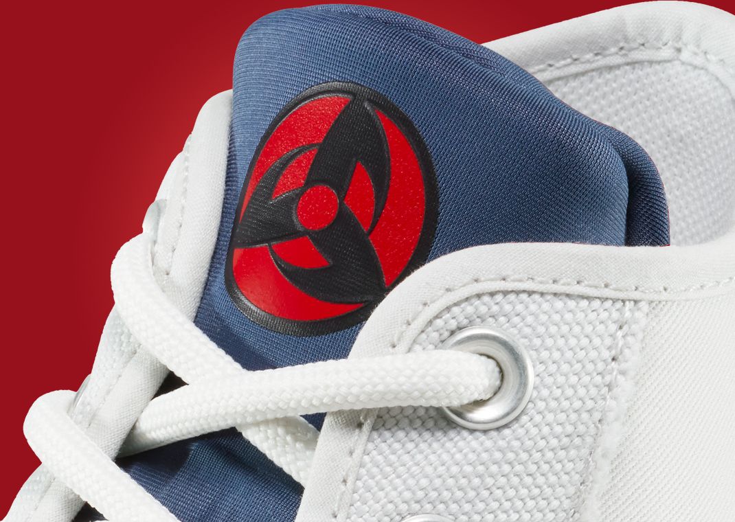 Naruto x Converse Chuck Taylor Kakashi Tongue Detail