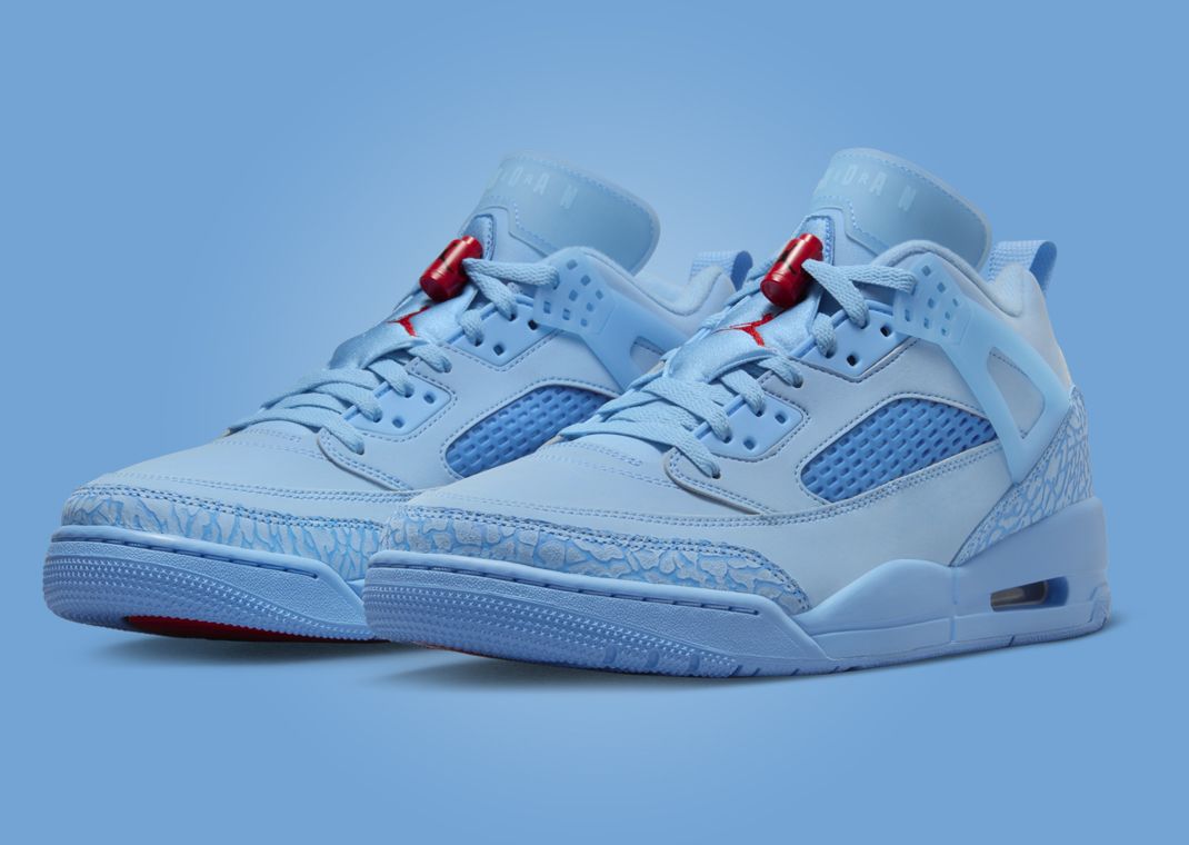 Jordan Spizike Low Football Blue Angle