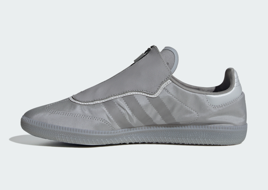 adidas Samba Decon Zipper Metallic Grey Medial