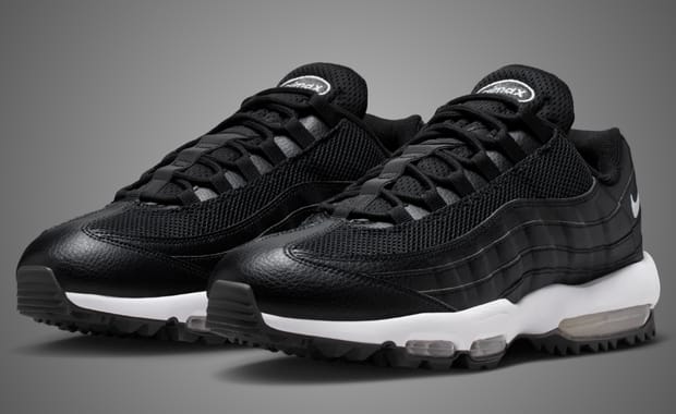 Nike Keeps It Simple for the Links with Black Leather Air Max 95 Golf