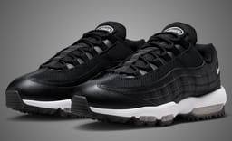 Nike Keeps It Simple for the Links with Black Leather Air Max 95 Golf