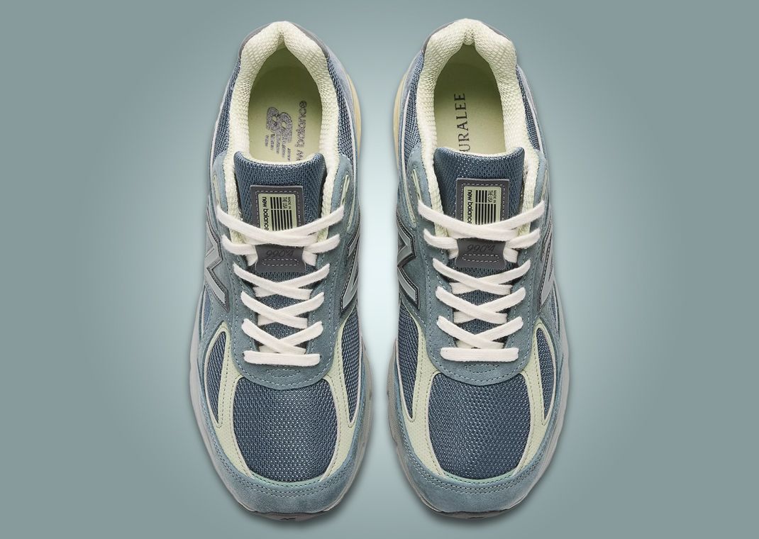 The Auralee x New Balance 990v4 Made in USA Pack Releases